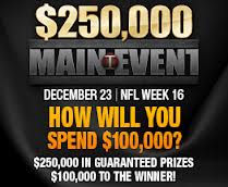 draftstreet's 250,000 NFL main event