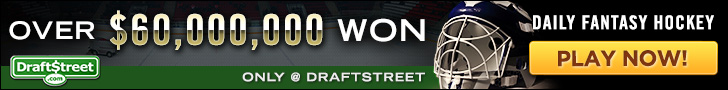 Draftstreet NHL banner 728X90