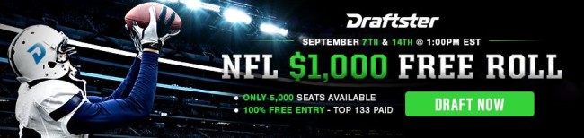 draftster freeroll promo