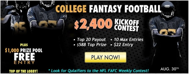 fantasyaces college football contest