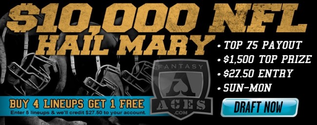Fantasy Aces $10K NFL Hail Mary
