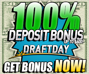 Draftday deposit bonus 300 X 250