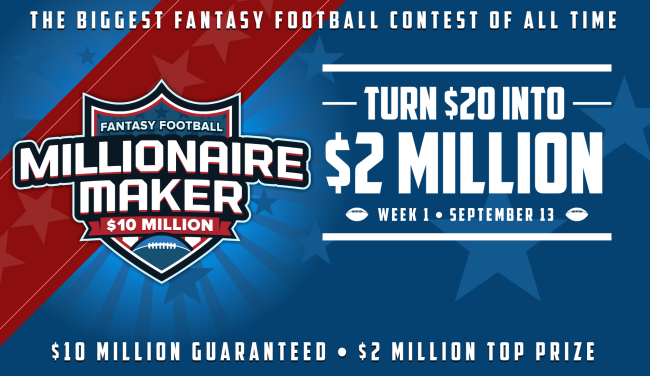 Draftkings NFL Millionaire Maker