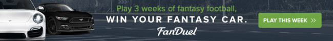 Fanduel Win a Car promo image 728X90