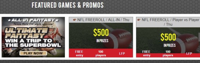 All in Fantasy freeroll image