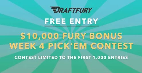 DraftFury Bonus PickEm Freerolls week 4