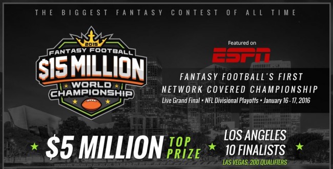 DraftKings espn $5M contest