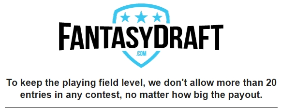 FantasyDraft logo with text