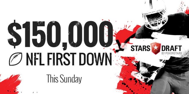 StarsDraft NFL $150K first down contest