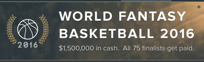 Fanduel NBA world championship 2016