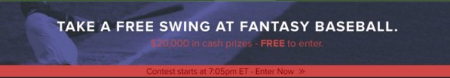 Fanduel MLB 2016 Take a FREE SWING CONTEST