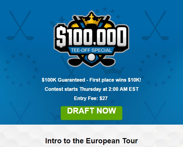 DraftKIngs Golf 2