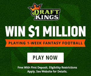 Draftkings NFL win $1M playing Fantasy Football 300X250