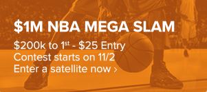 Fanduel NBA $1M MEGA SLAM 01-11-2016