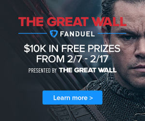 Fanduel NBA The Great Wall 300X250