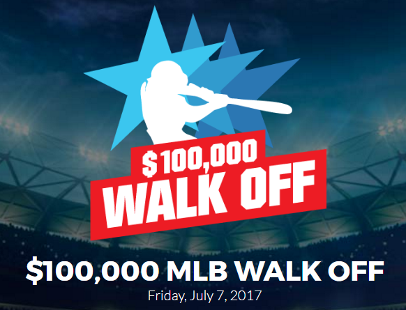 FantasyDraft MLB $100K WALK OFF CONTEST #2