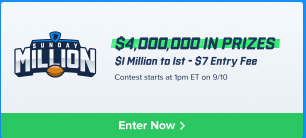 Fanduel NFL Sunday Million 18-08-2017