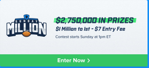 Fanduel NFL Sunday Million 23-09-2017