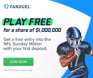 Fanduel NFL Sunday Million Play Free 13-09-2017